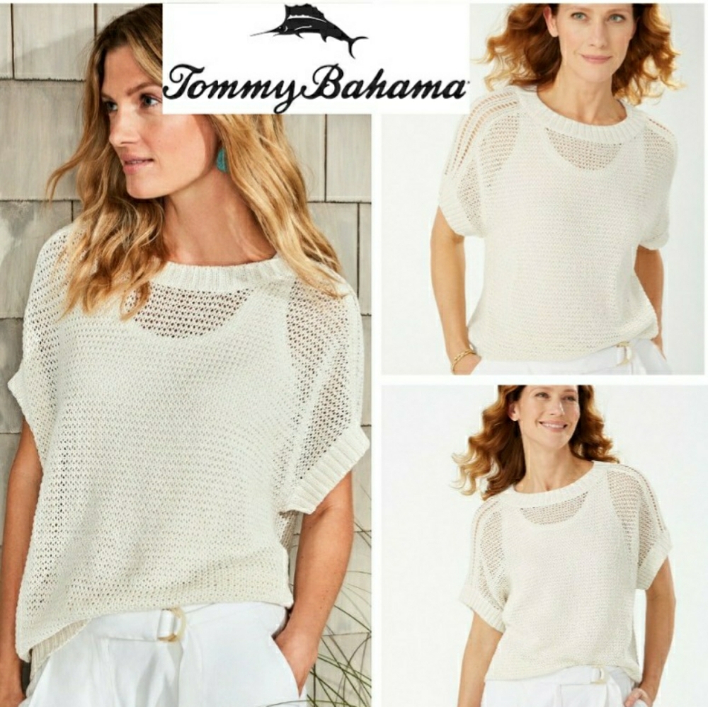 ⭐NWT⭐ Tommy Bahama Shimmer Somerset Sweater, Sz L